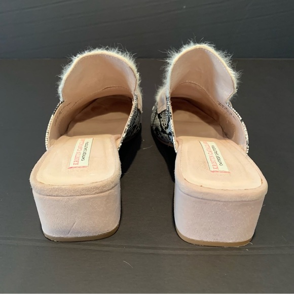 Chinese Laundry Kristin Cavallari Fearless Snakeskin faux Fur mules - Picture 3 of 12